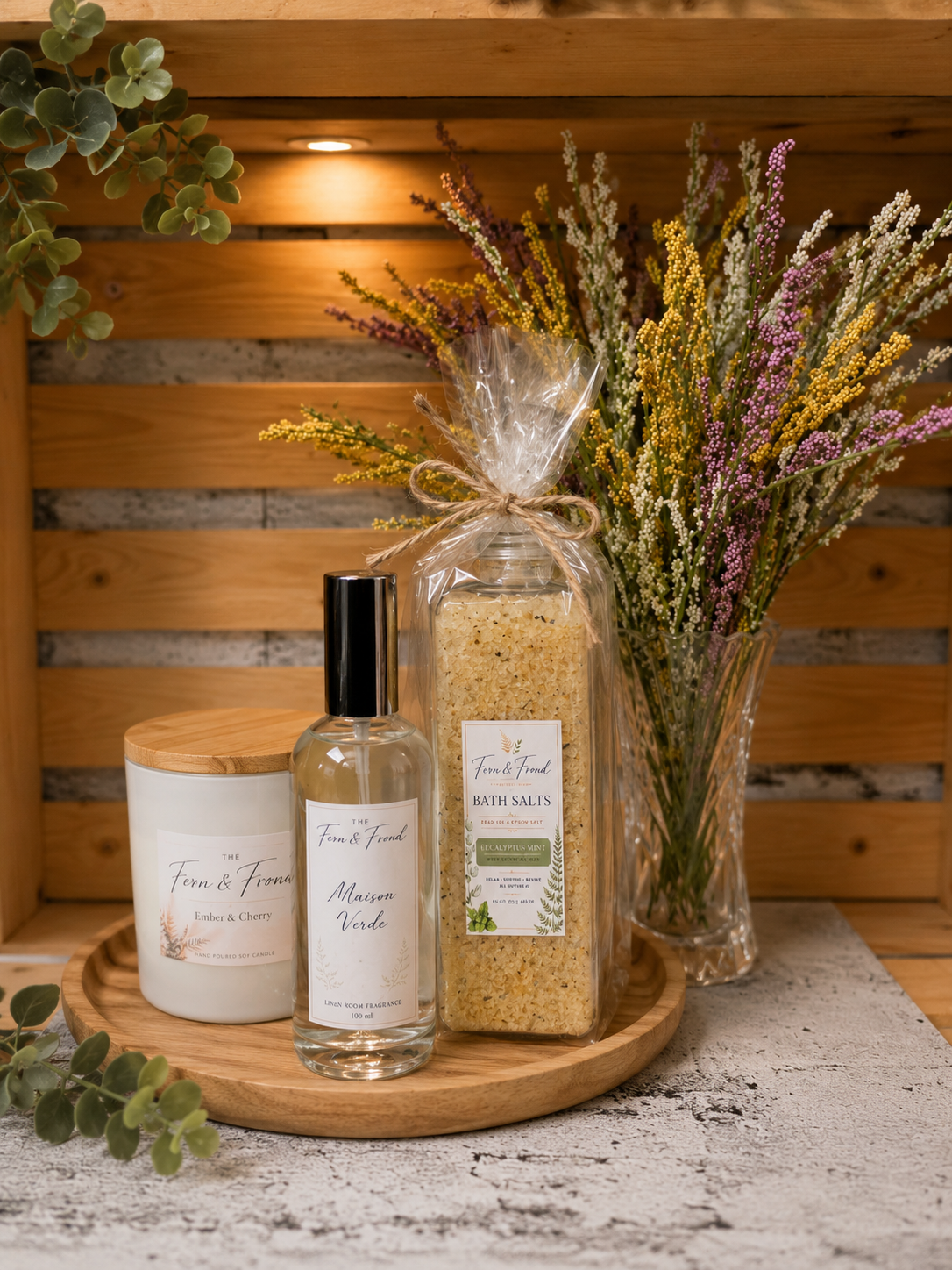 The Fern & Frond - Premium Bath Salts - Eucalyptus Mint