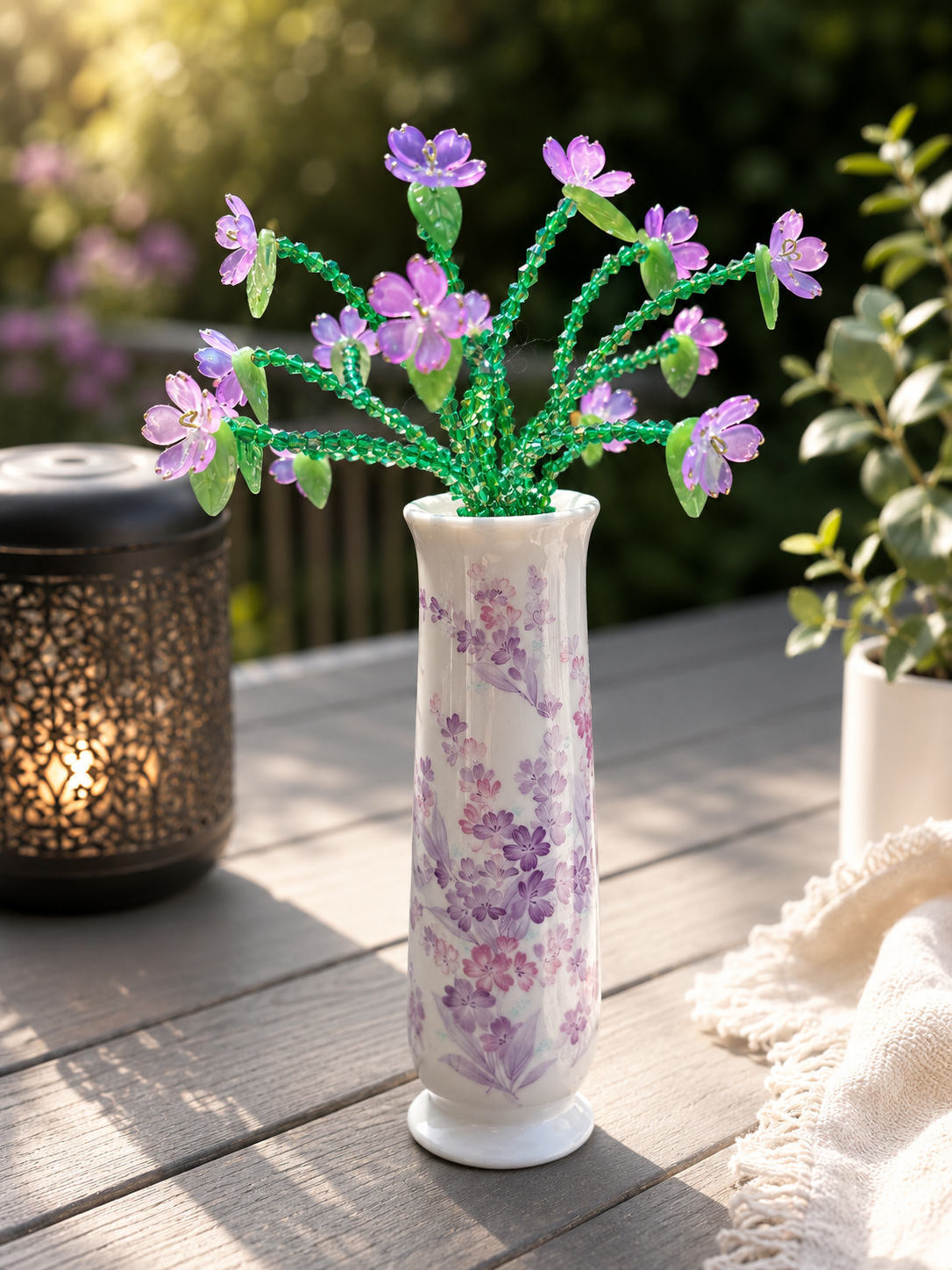 1 Home 4 Creativity - Beaded Plant/Flower - Lavender Forever - Available for pickup instore ONLY at 90 Samnah Crescent in Ingersoll