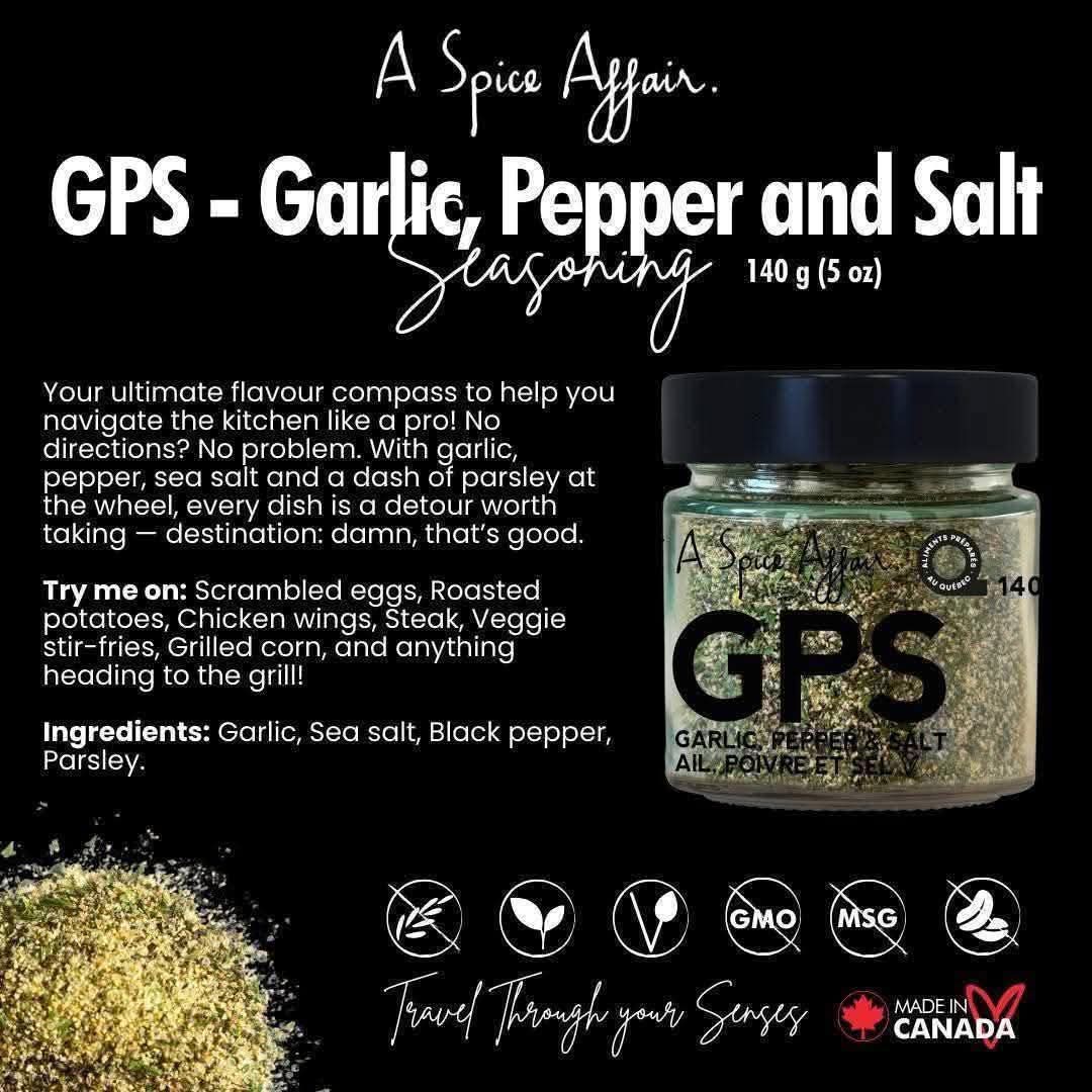 GPS-Garlic, Pepper & Salt