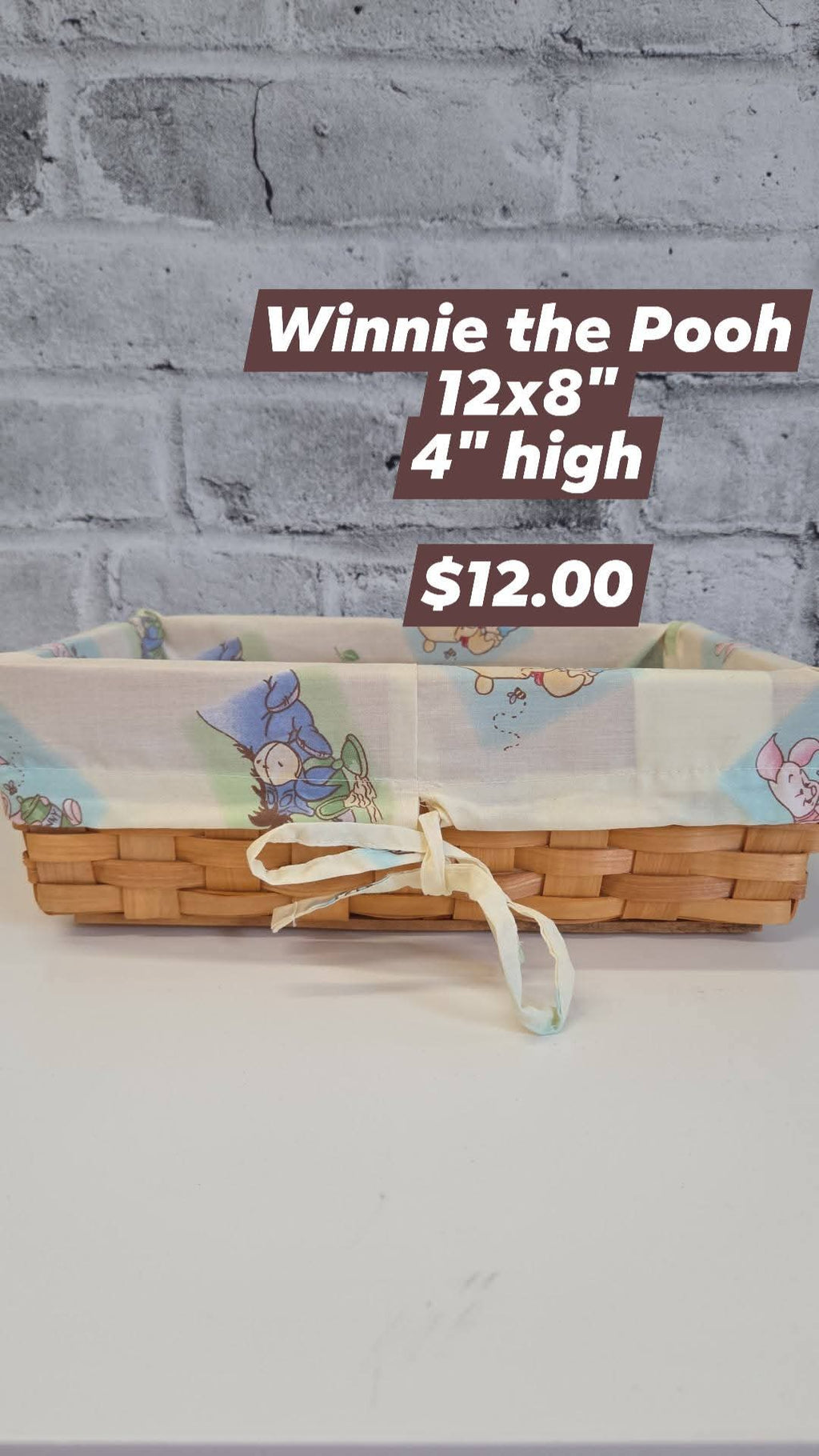 Winnie the Pooh Basket - Small - $9.99 ***