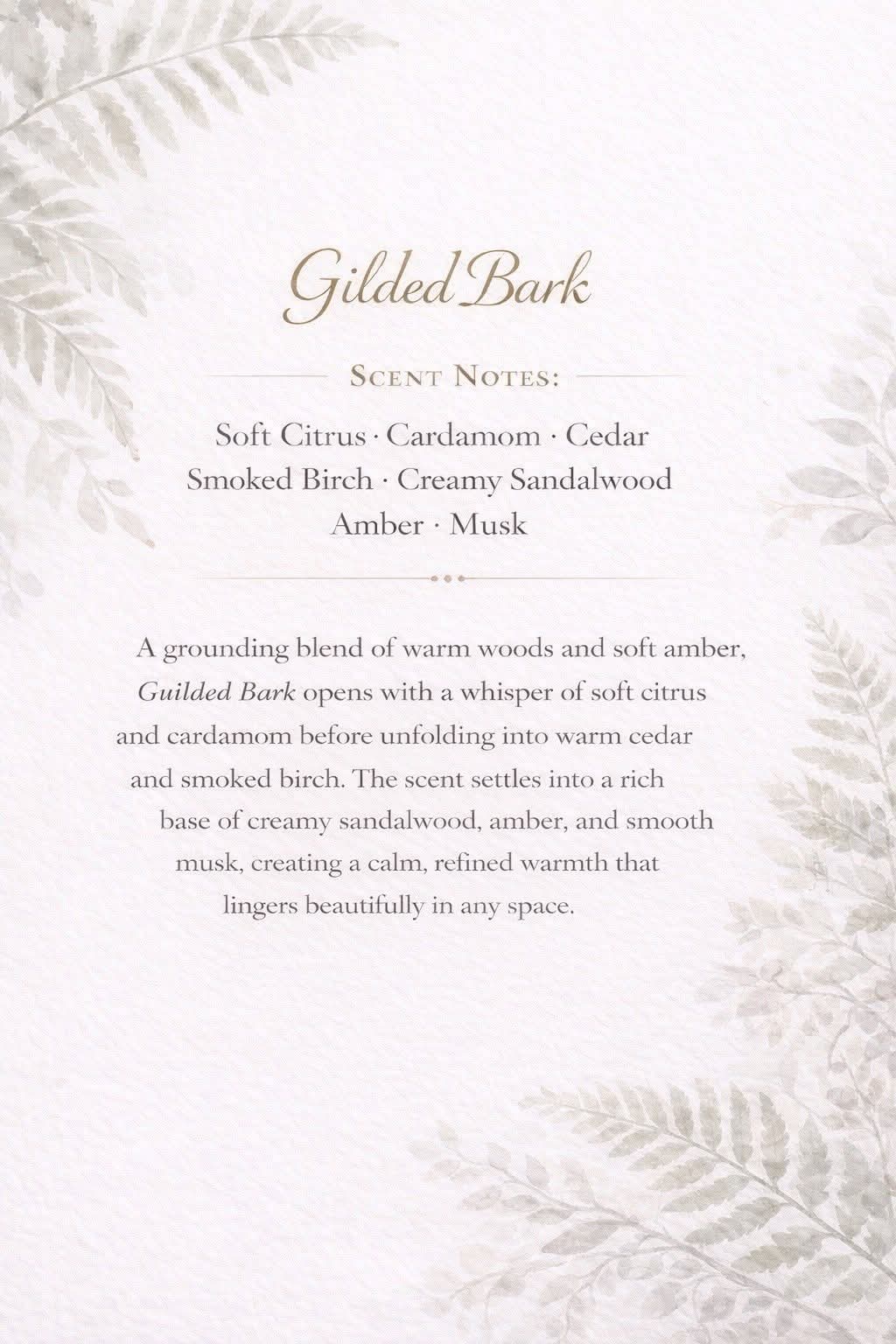 Small Candle - Gilded Bark 7oz