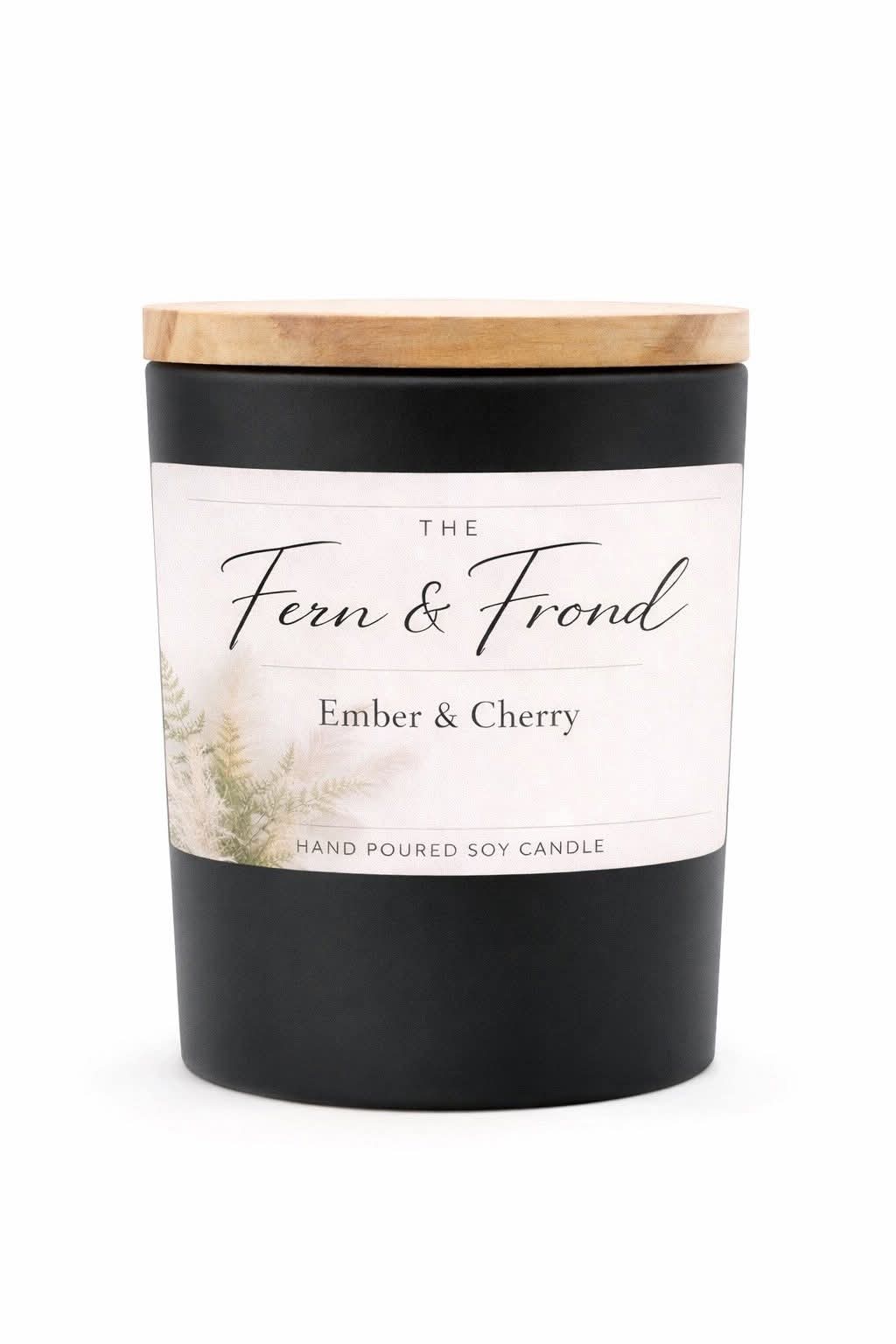 Large Candle - Ember & Cherry