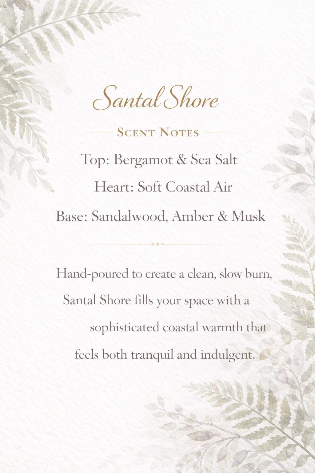 Large Candle - Santal Shore