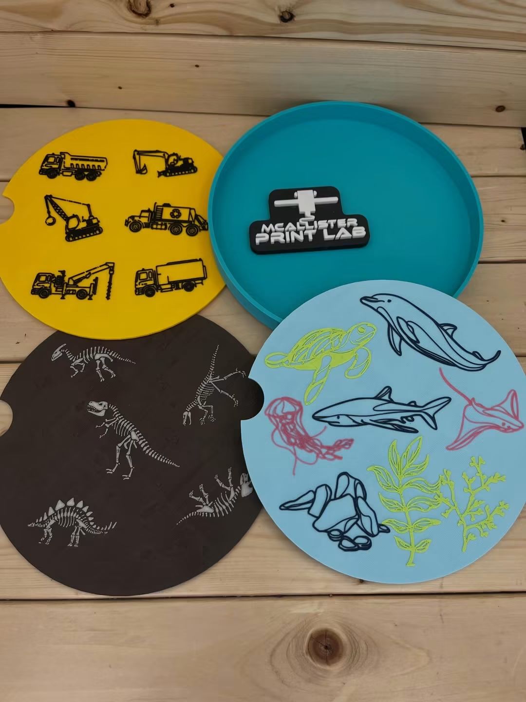 McAllister Print Lab - Play Dough Press Sets & Accessories - Multiple Designs