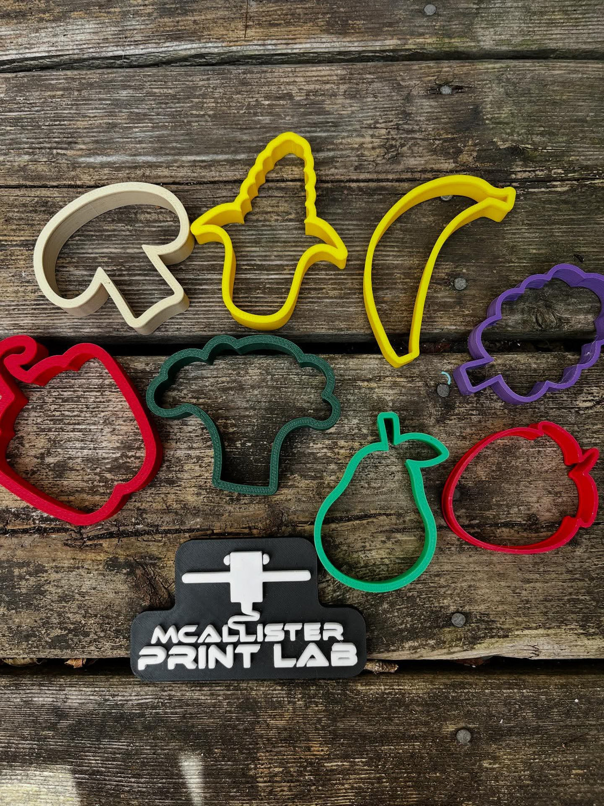 McAllister Print Lab - Play Dough Press Sets & Accessories - Multiple Designs