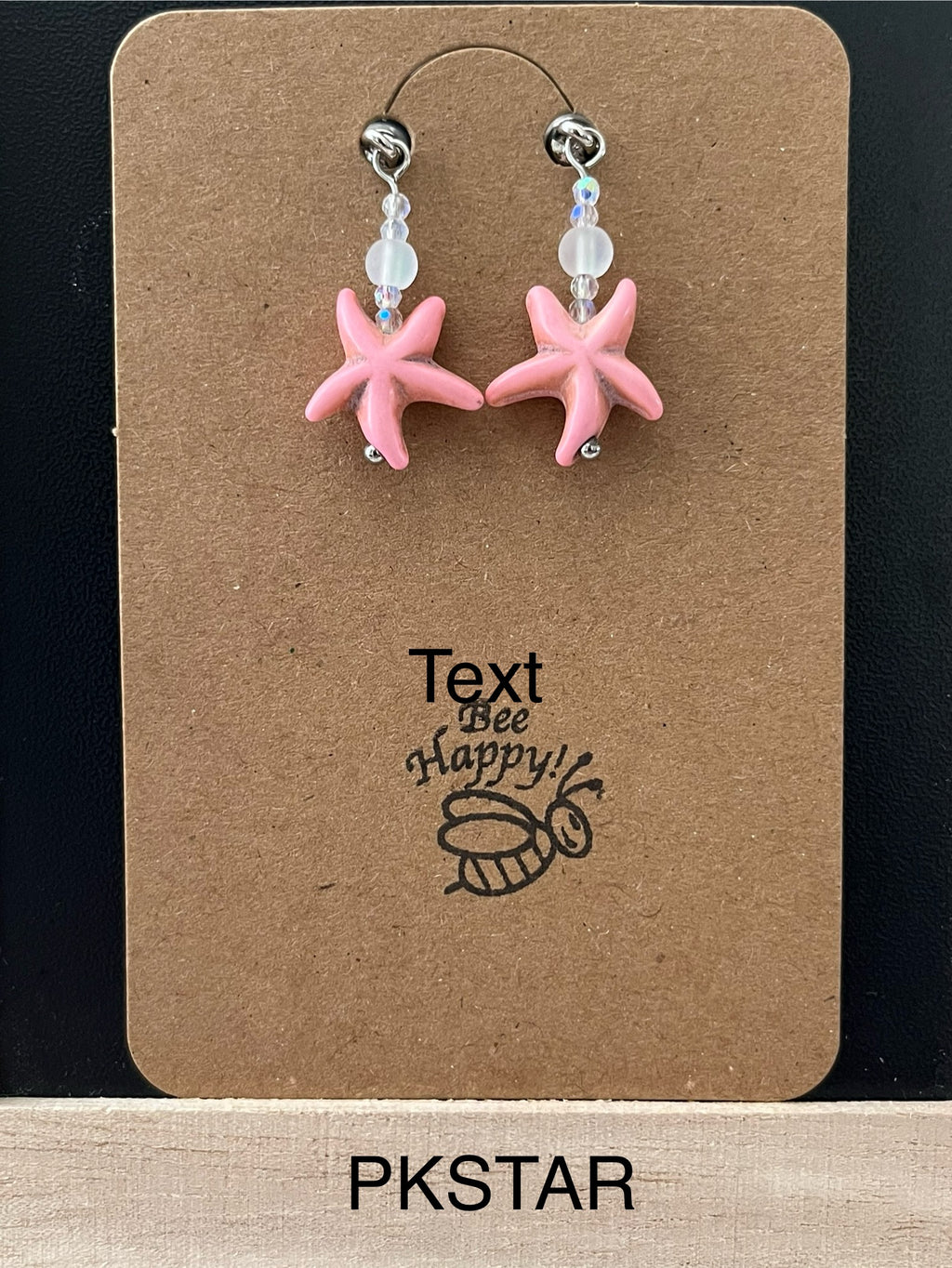 Bee Happy - Magnetic Interchangeable Dangle Earrings - Stars