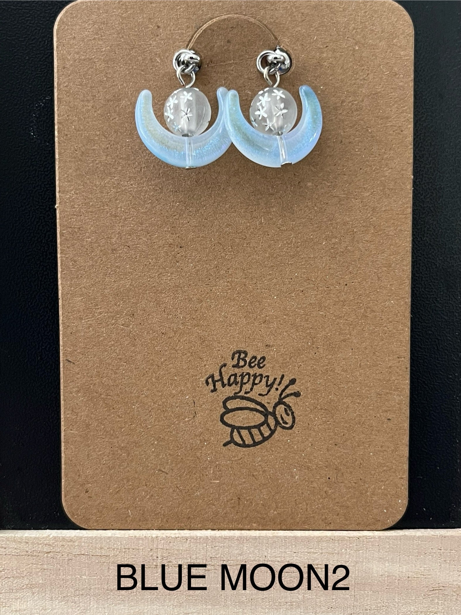 Bee Happy - Magnetic Interchangeable Dangle Earrings - Moon Sets