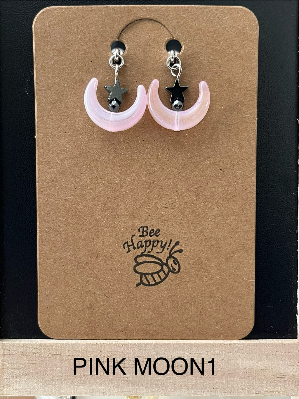 Bee Happy - Magnetic Interchangeable Dangle Earrings - Moon Sets