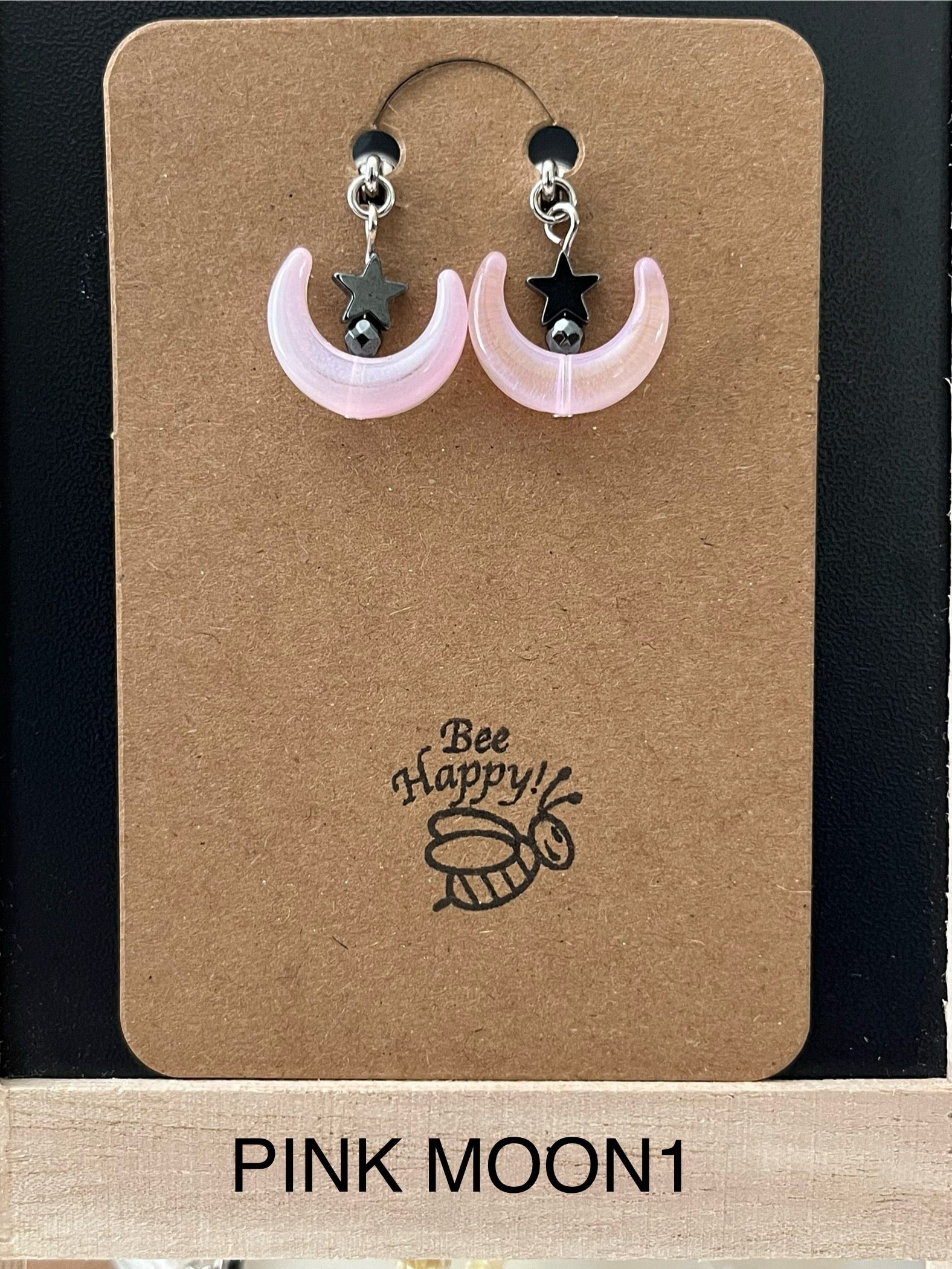 Bee Happy - Magnetic Interchangeable Dangle Earrings - Moon Sets
