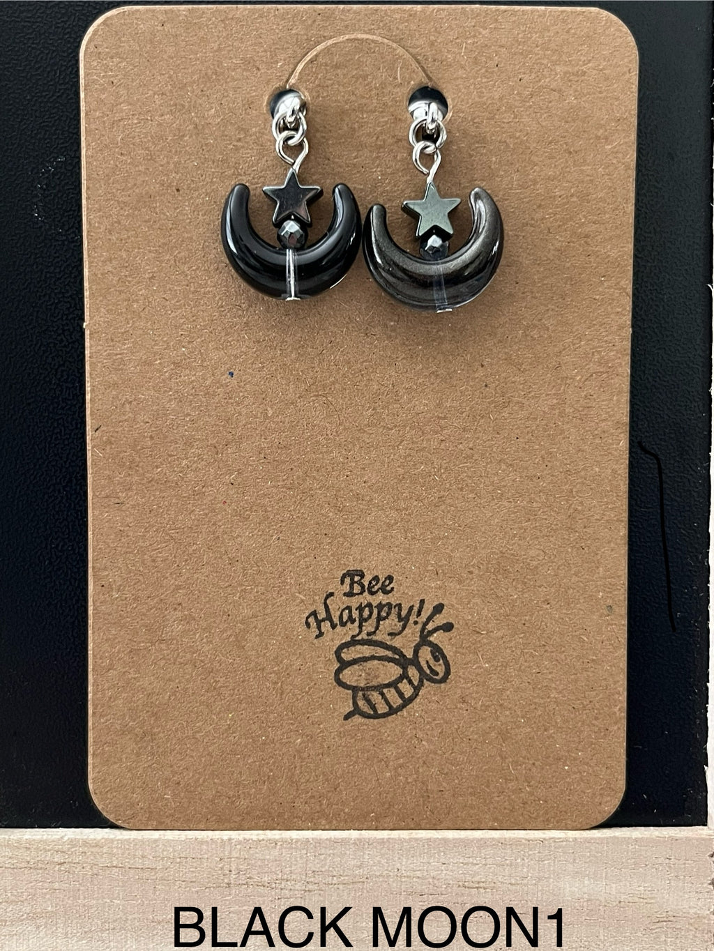 Bee Happy - Magnetic Interchangeable Dangle Earrings - Moon Sets