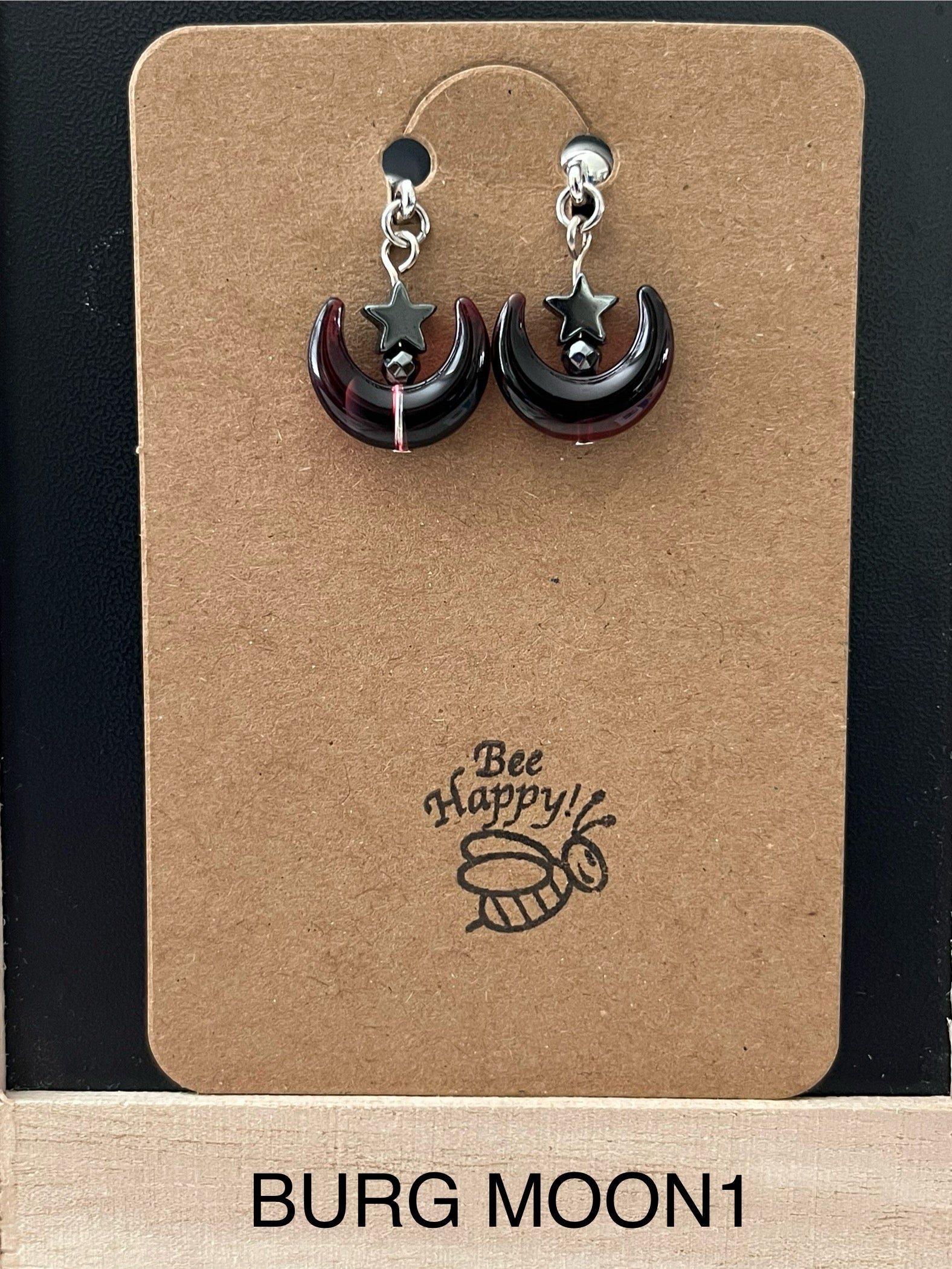 Bee Happy - Magnetic Interchangeable Dangle Earrings - Moon Sets