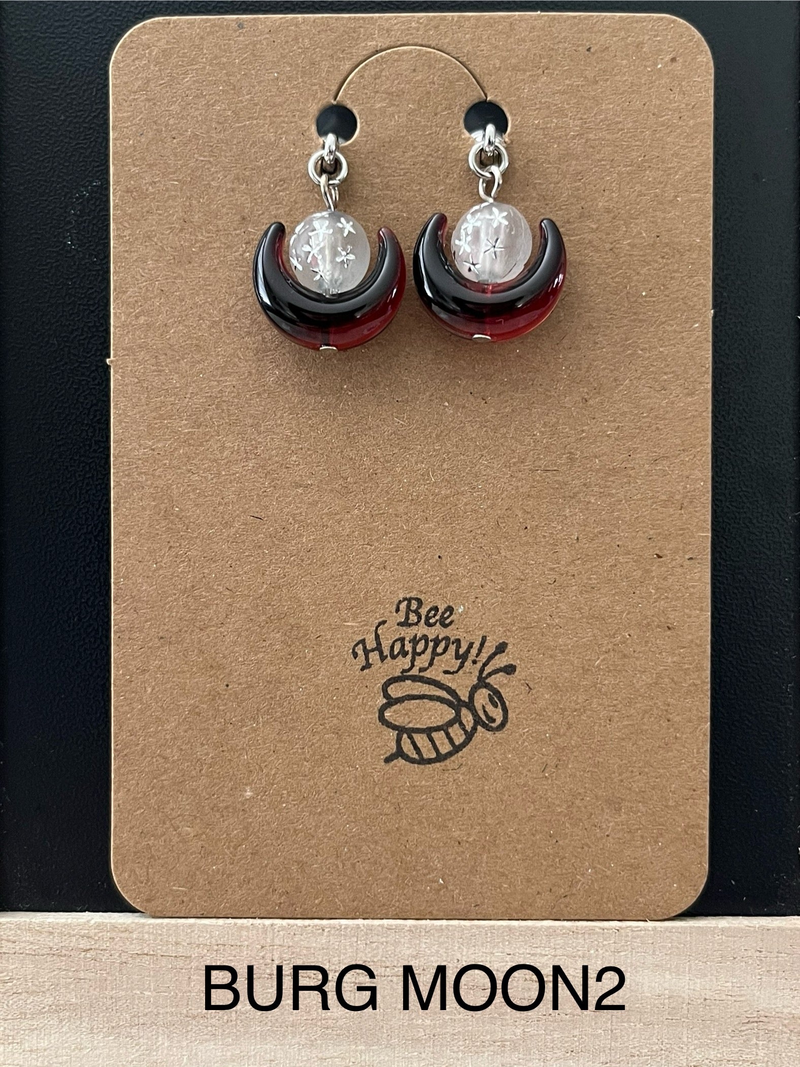 Bee Happy - Magnetic Interchangeable Dangle Earrings - Moon Sets