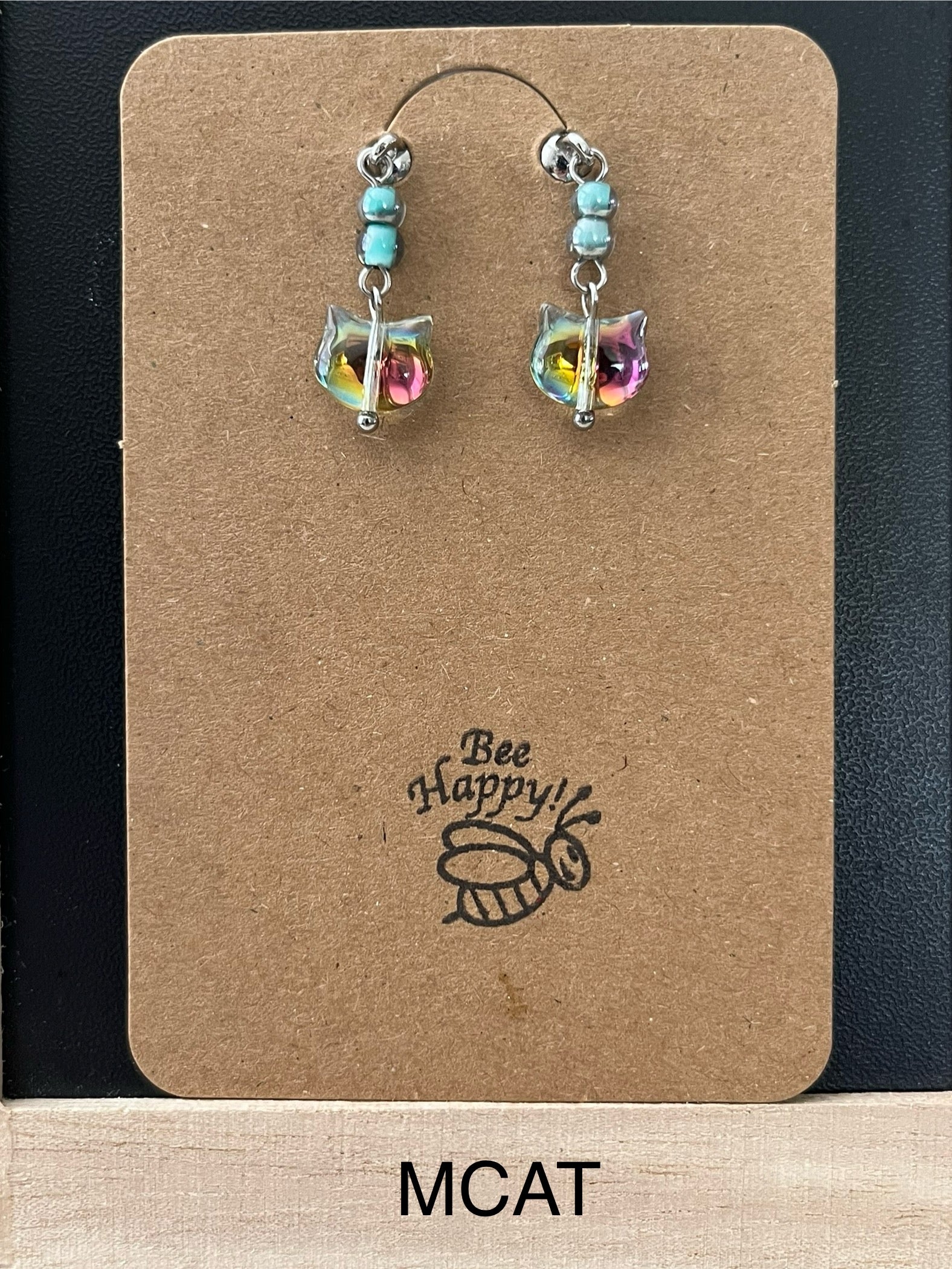 Bee Happy - Magnetic Interchangeable Dangle Earrings - Kitty