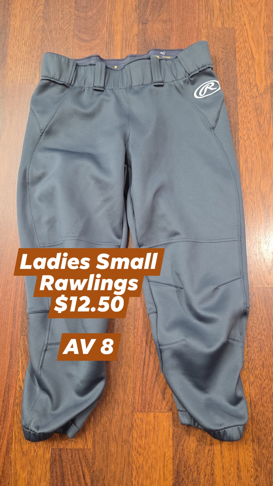 Ladies Small Baseball Pant