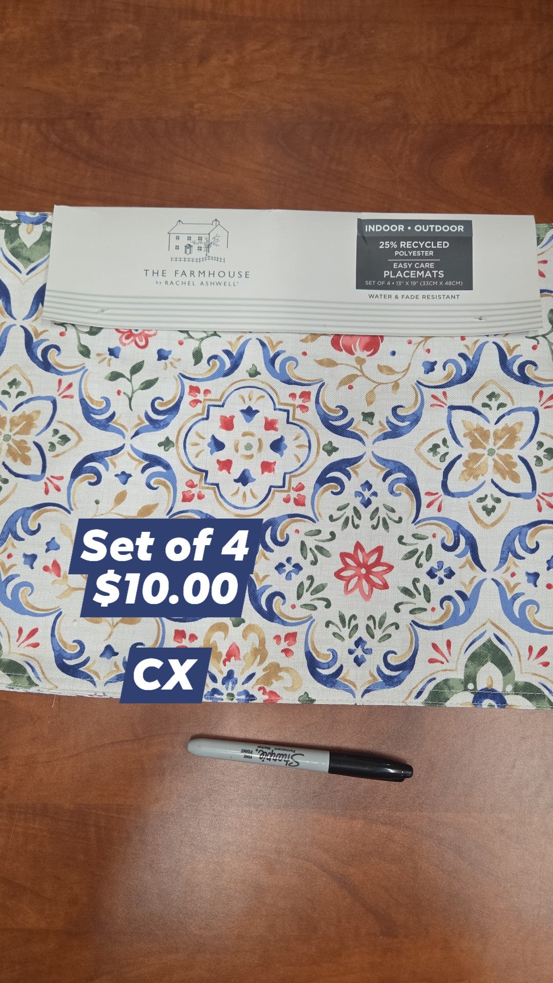 Set of 4 placemats