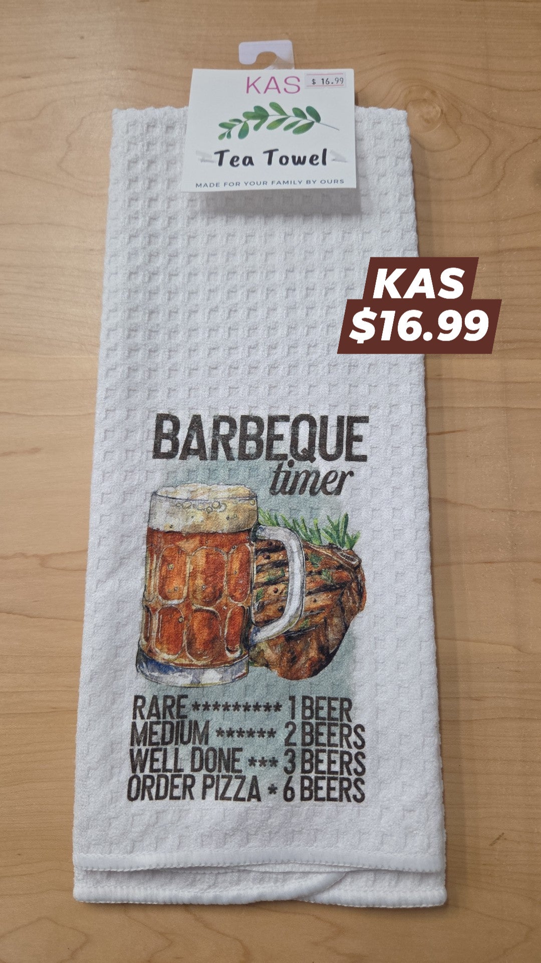 Tea Towel - BBQ Beer