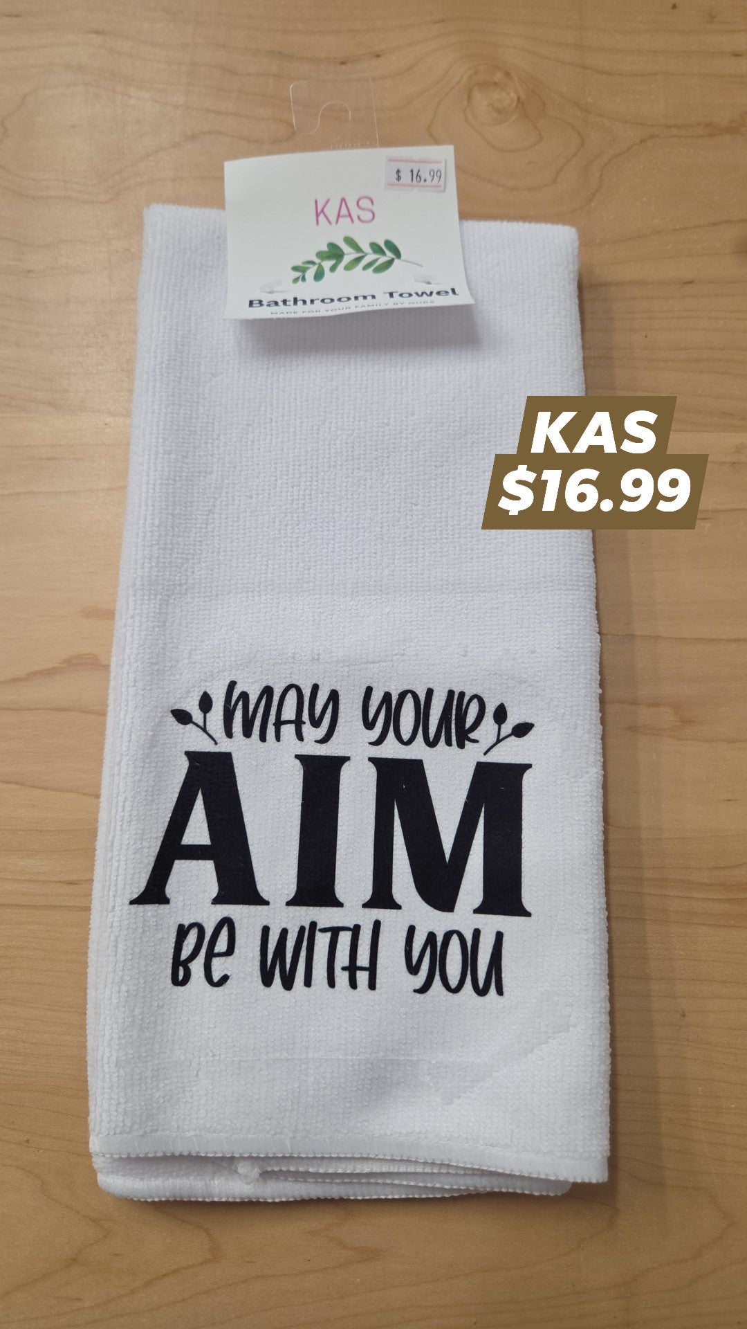 Bathroom Towel - Aim