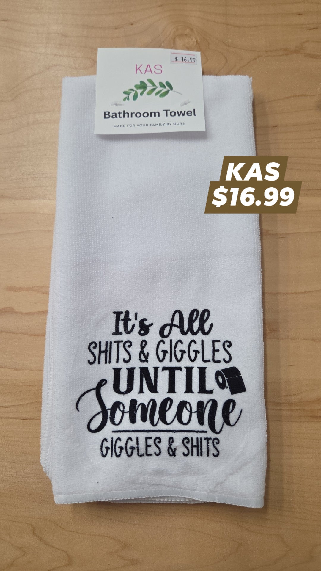 Bathroom Towel - Its all giggles