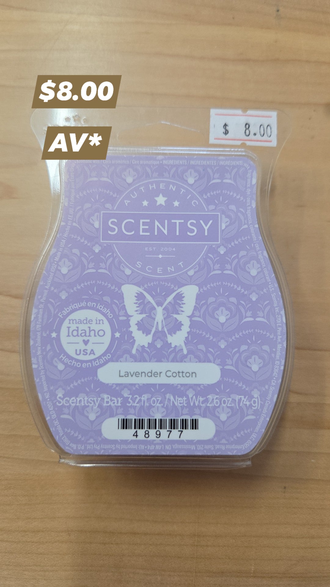 Scentsy -Lavender Cotton