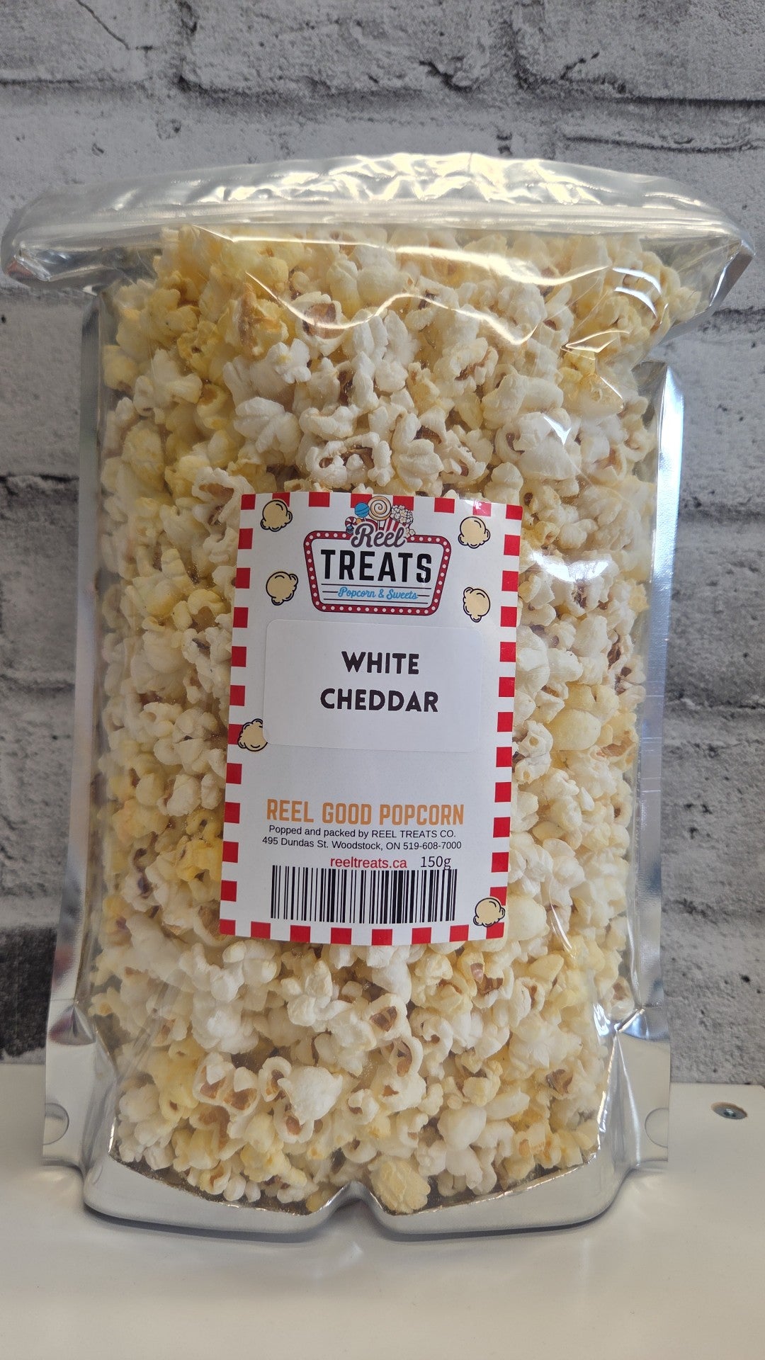 Reel Treats Popcorn - White Cheddar