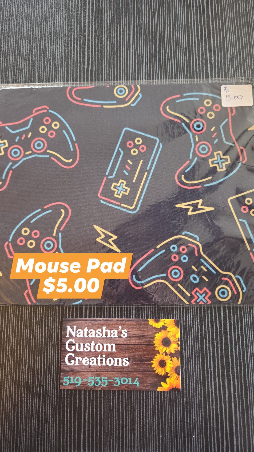 Natasha's Custom Creations -Mouse Pad - Gamer