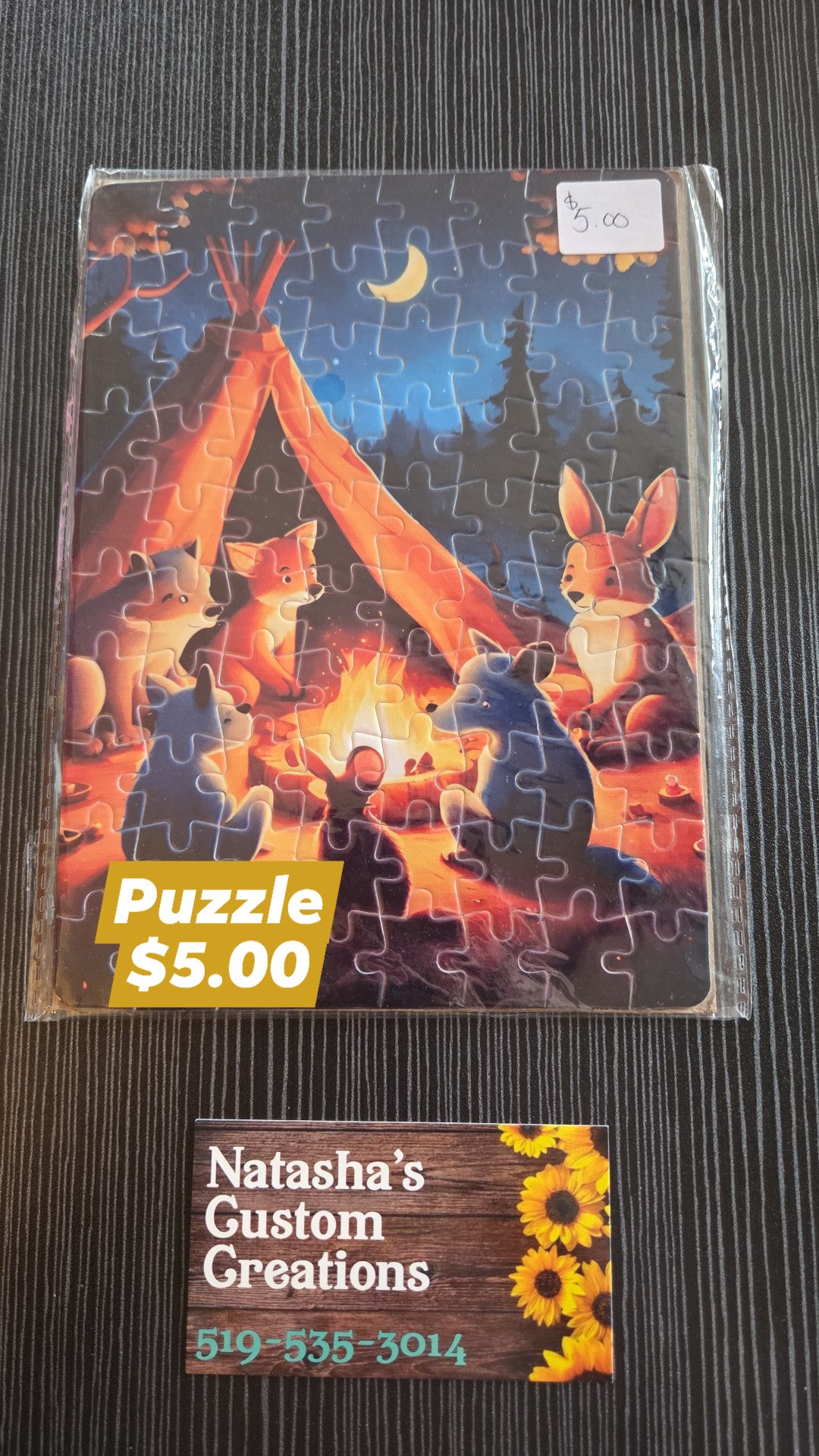 Natasha's Custom Creations - Puzzle - Camp Fire