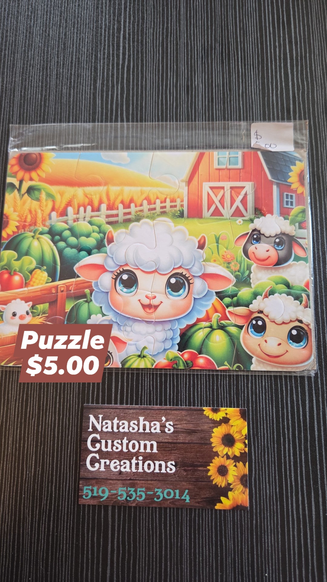 Natasha's Custom Creations - Puzzle - Lamb