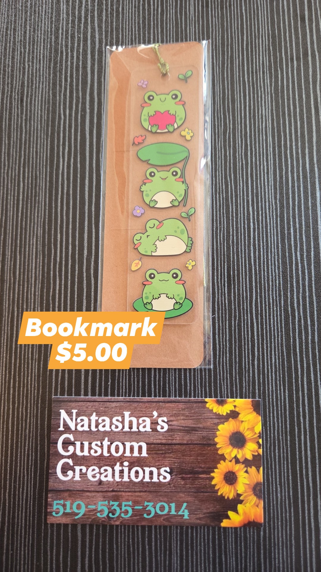 Bookmark - Frogs
