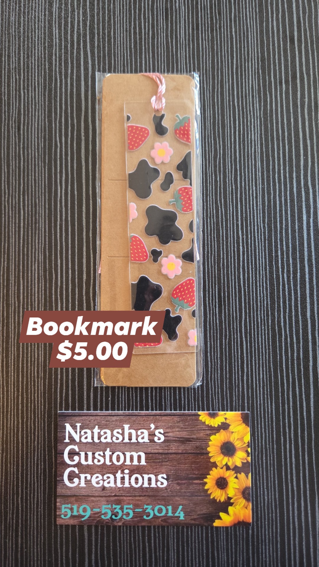Bookmark - Black Red Spot