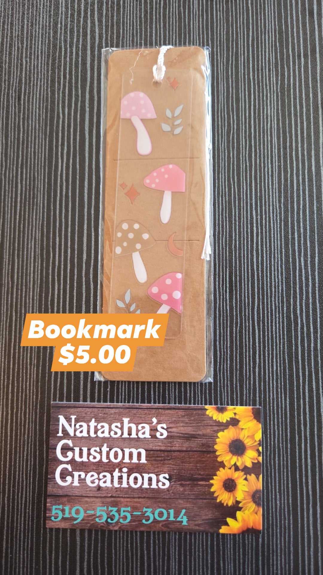 Bookmark - Mushroom