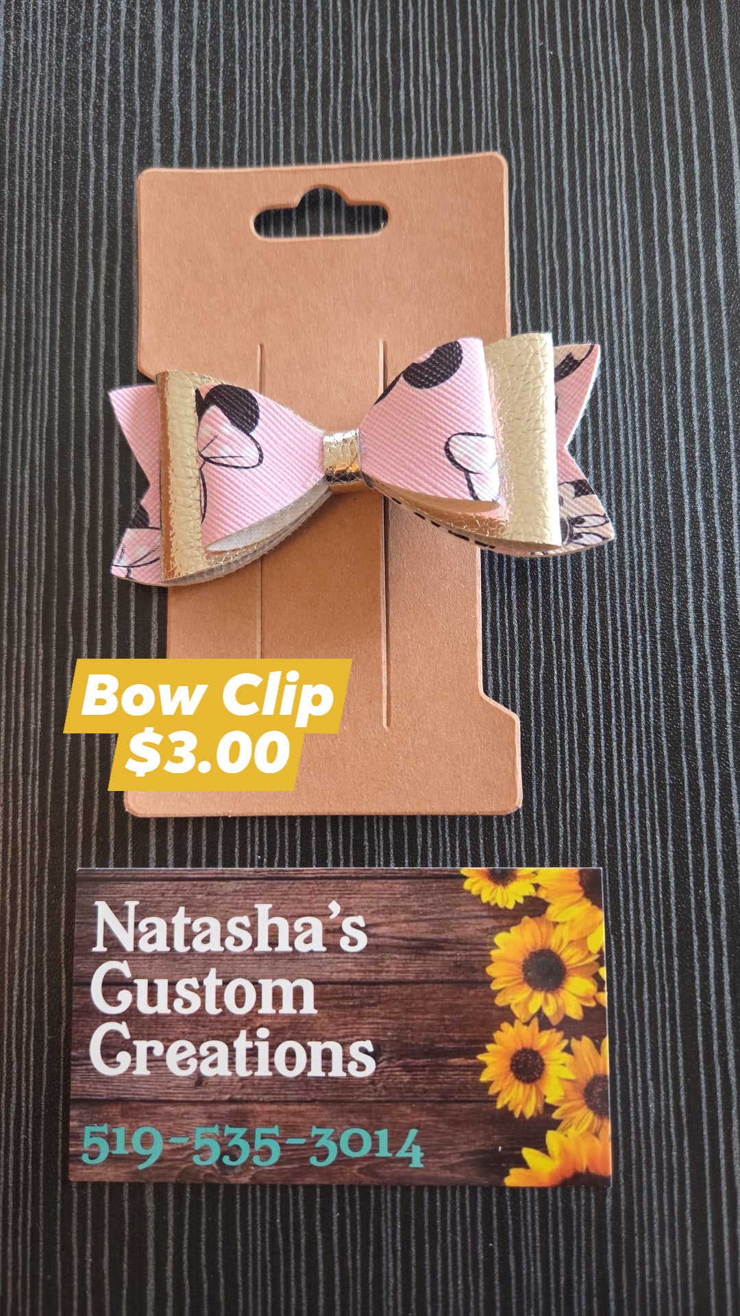 Single Bow Clip