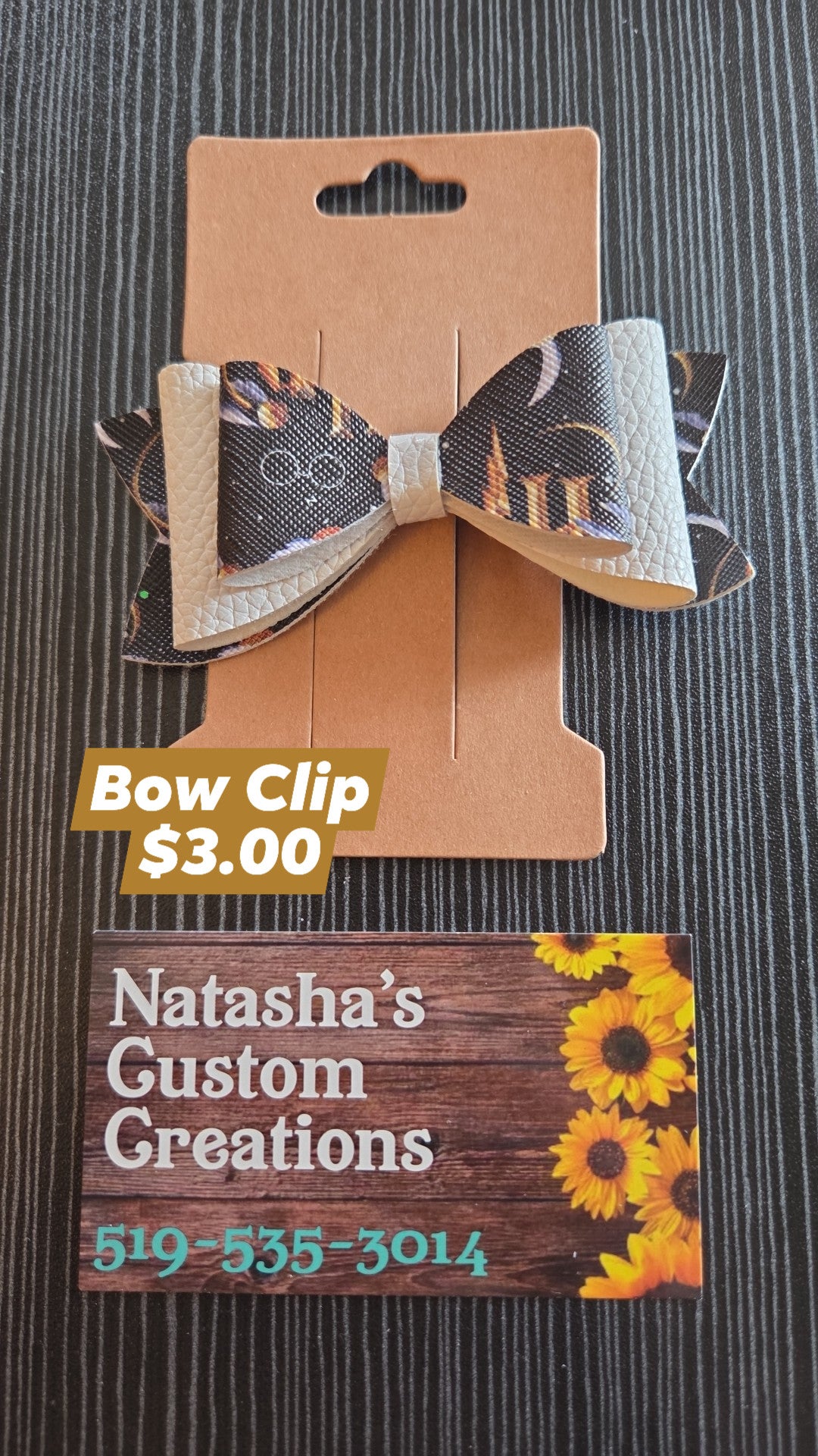 Natasha's Custom Creations - Bow Clips - Pair - Harry Potter