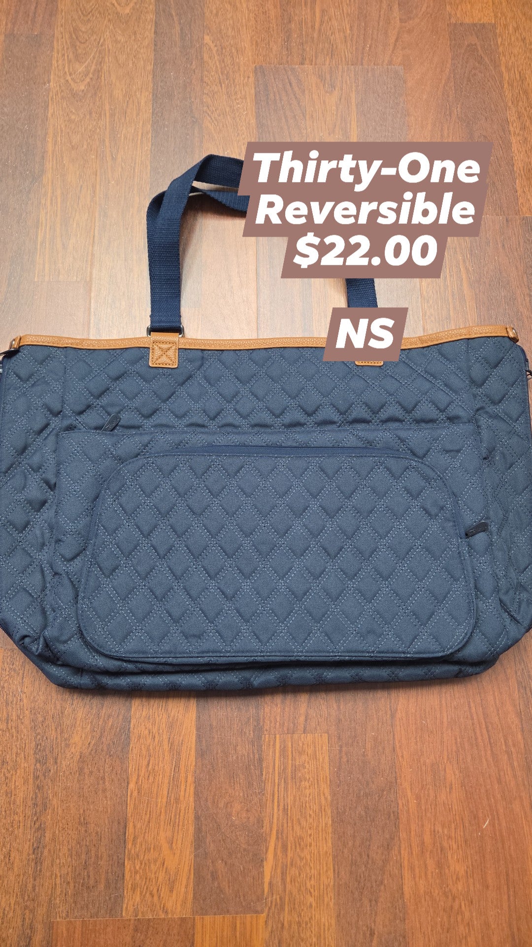 Thirty-One Larger Bag - Reversible