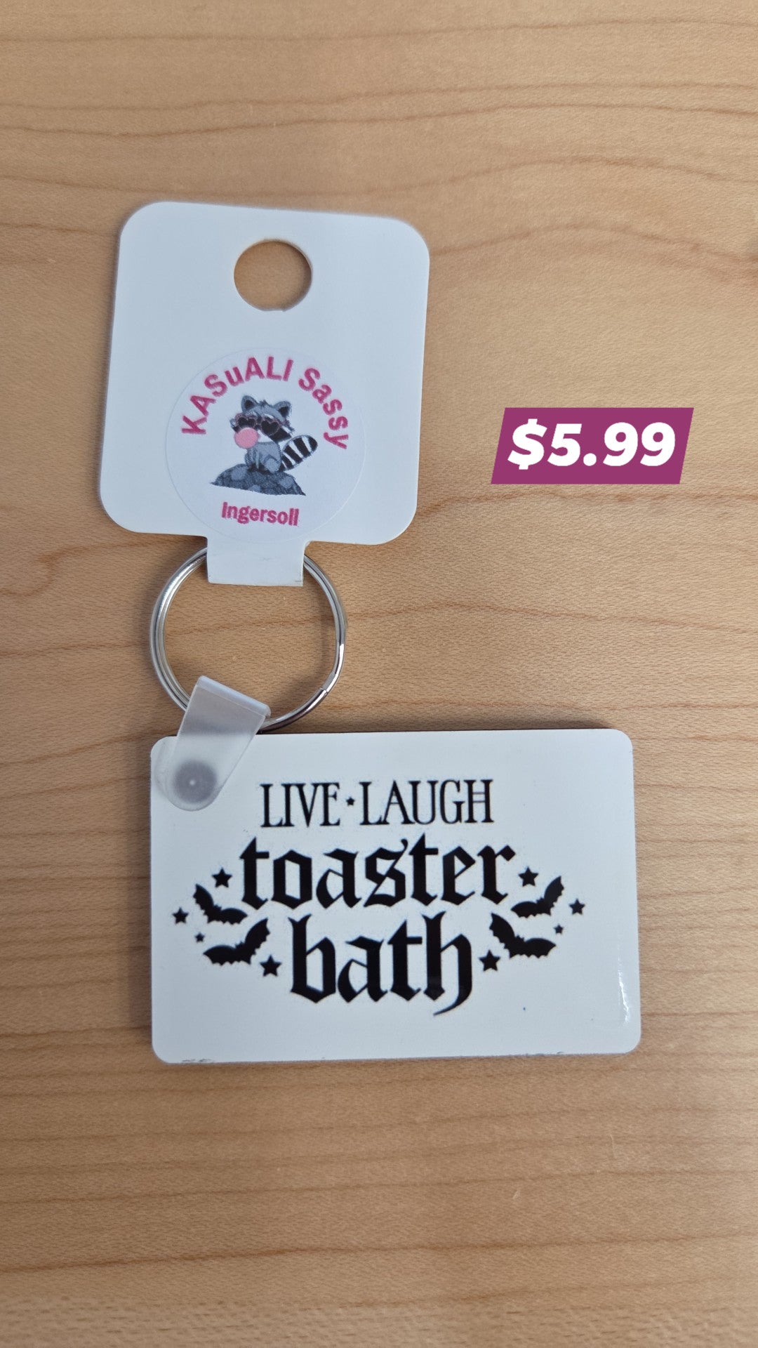 Key Chain - Toaster Bath
