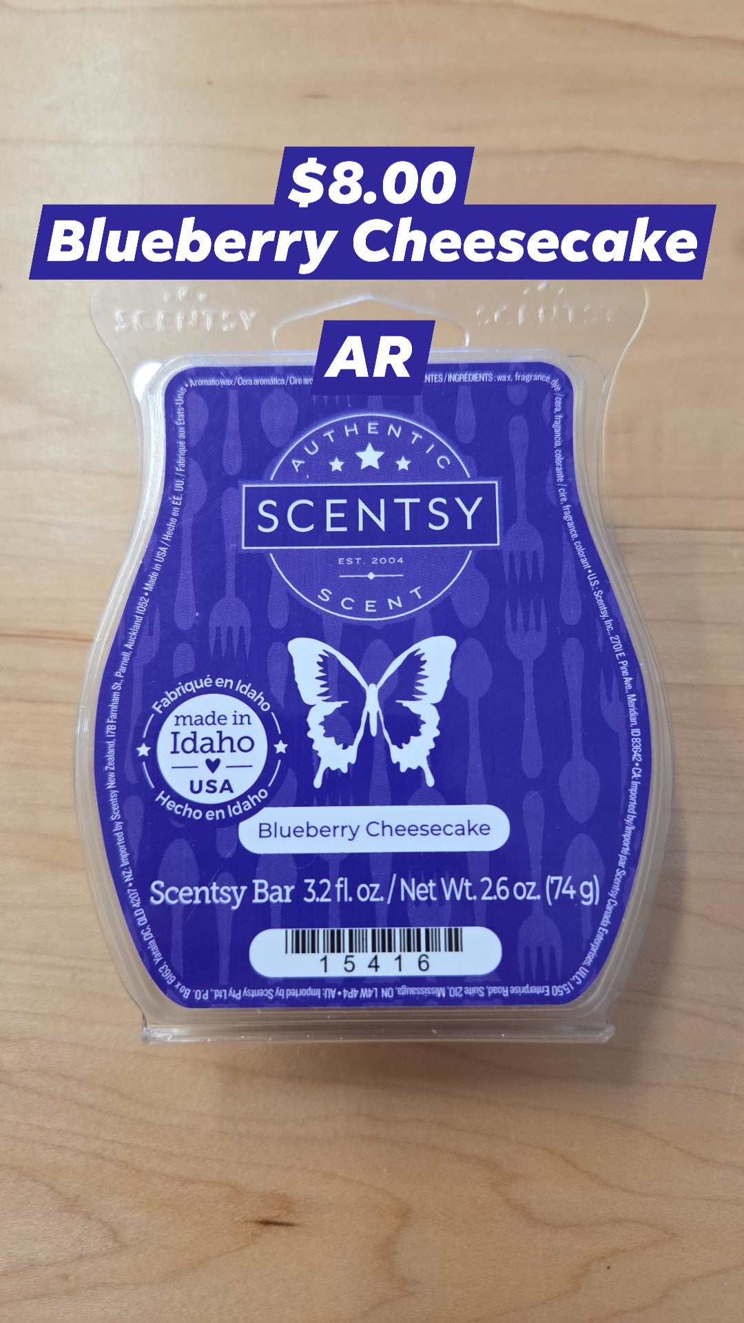 Scensty - Blueberry Cheesecake