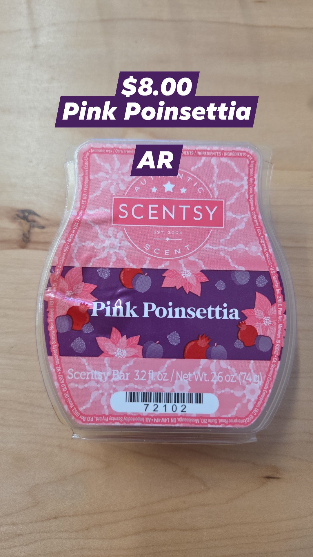 Scensty - Pink Pointsettia