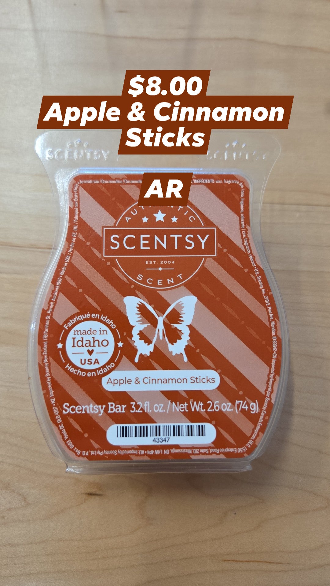 Scensty - Apple & Cinnamon Sticks