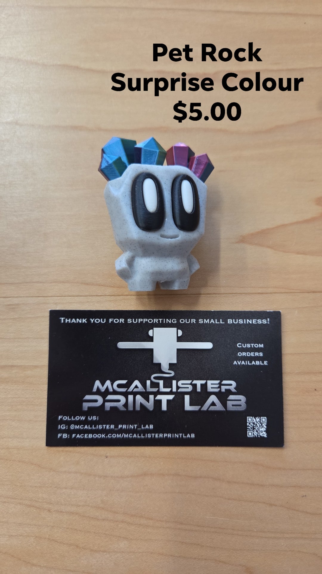 Mcallister Print Lab - Pet Rock