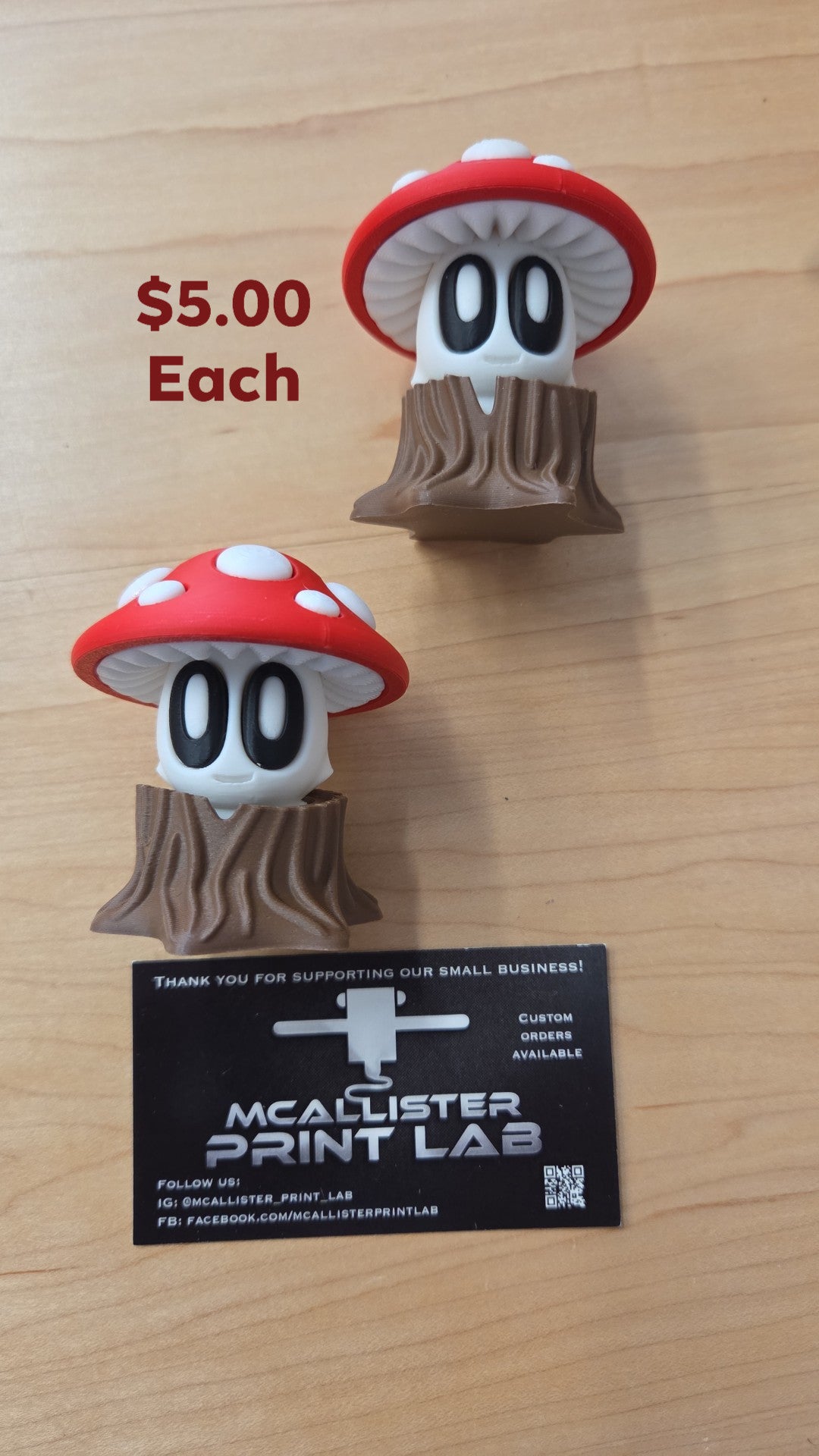 Mcallister Print Lab - Mushroom single