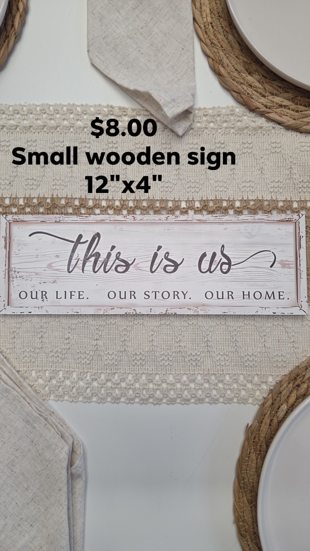 Wooden Sign - This is us