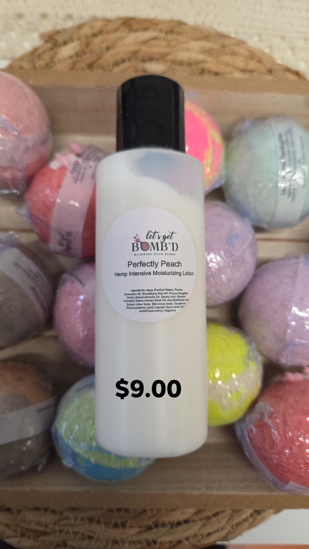 Hemp Intensive Moisturizing Lotion - Perfectly Peach