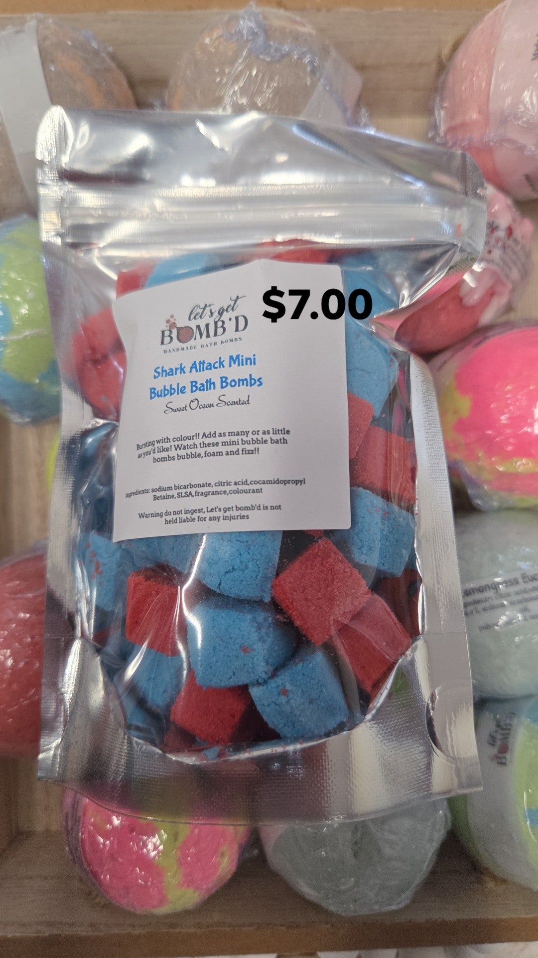 Shark Attack Mini Bubble Bath Bombs