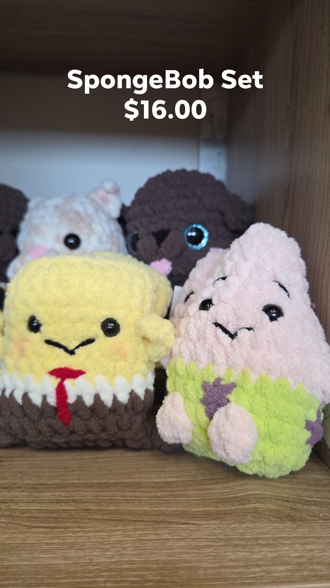Spongebob Stuffy Set