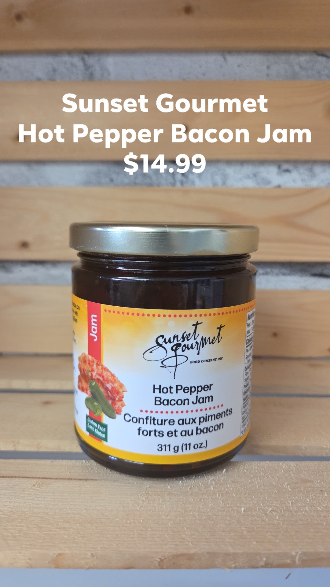 Sunset Gourmet - Hot Pepper Bacon Jam