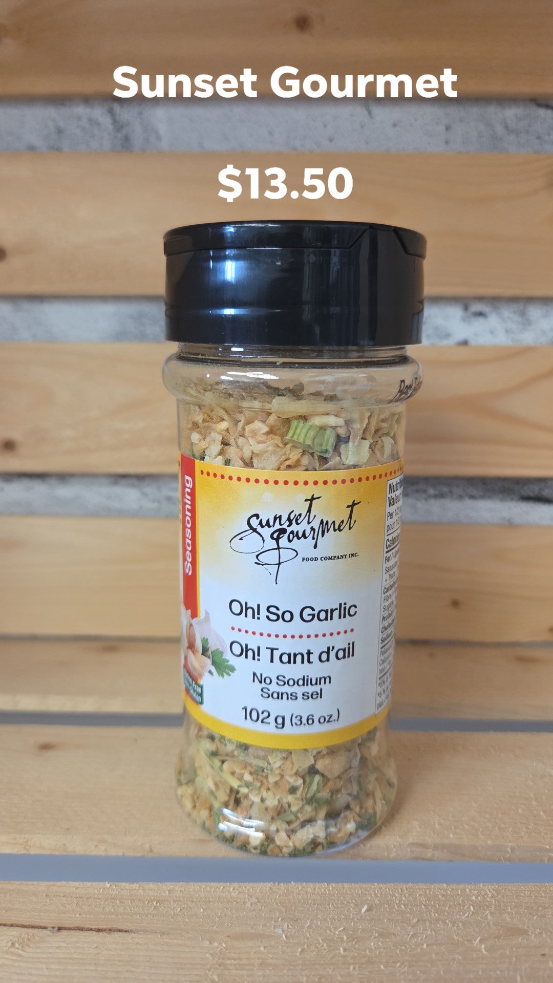 Sunset Gourmet - Oh So Garlic