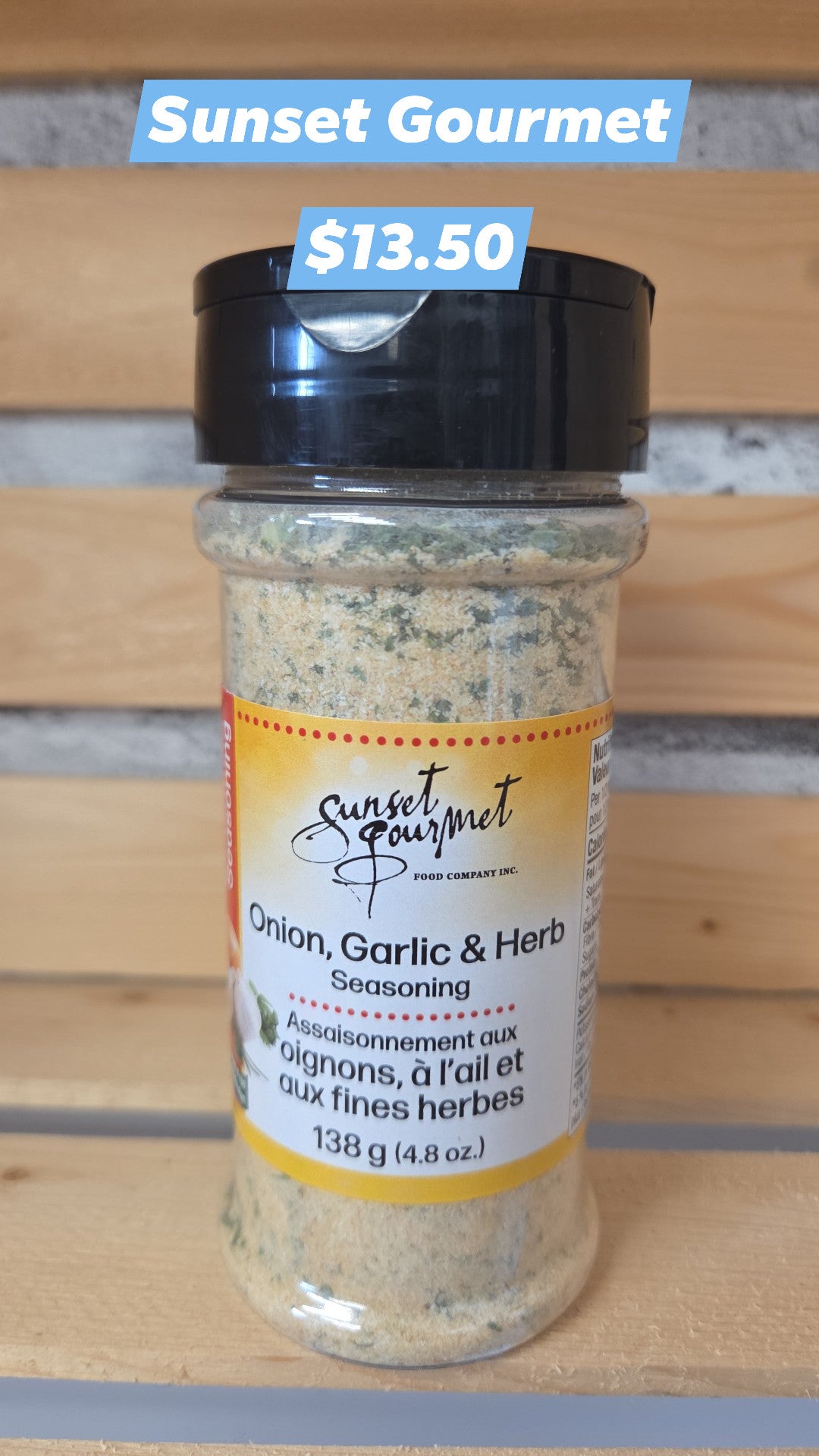 Sunset Gourmet - Onion, Garlic and Herb