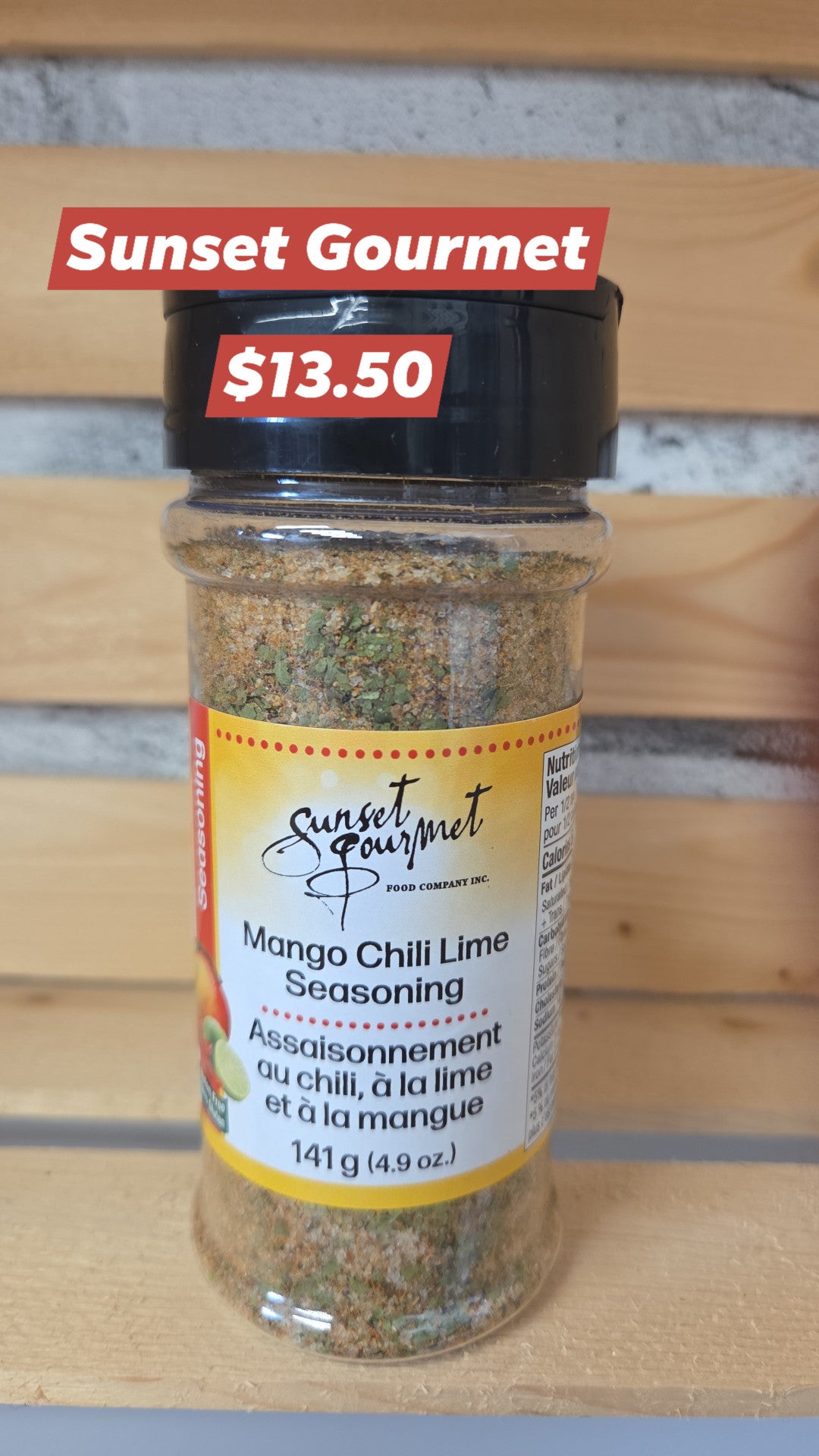 Sunset Gourmet - Mango Chili Lime Seasoning
