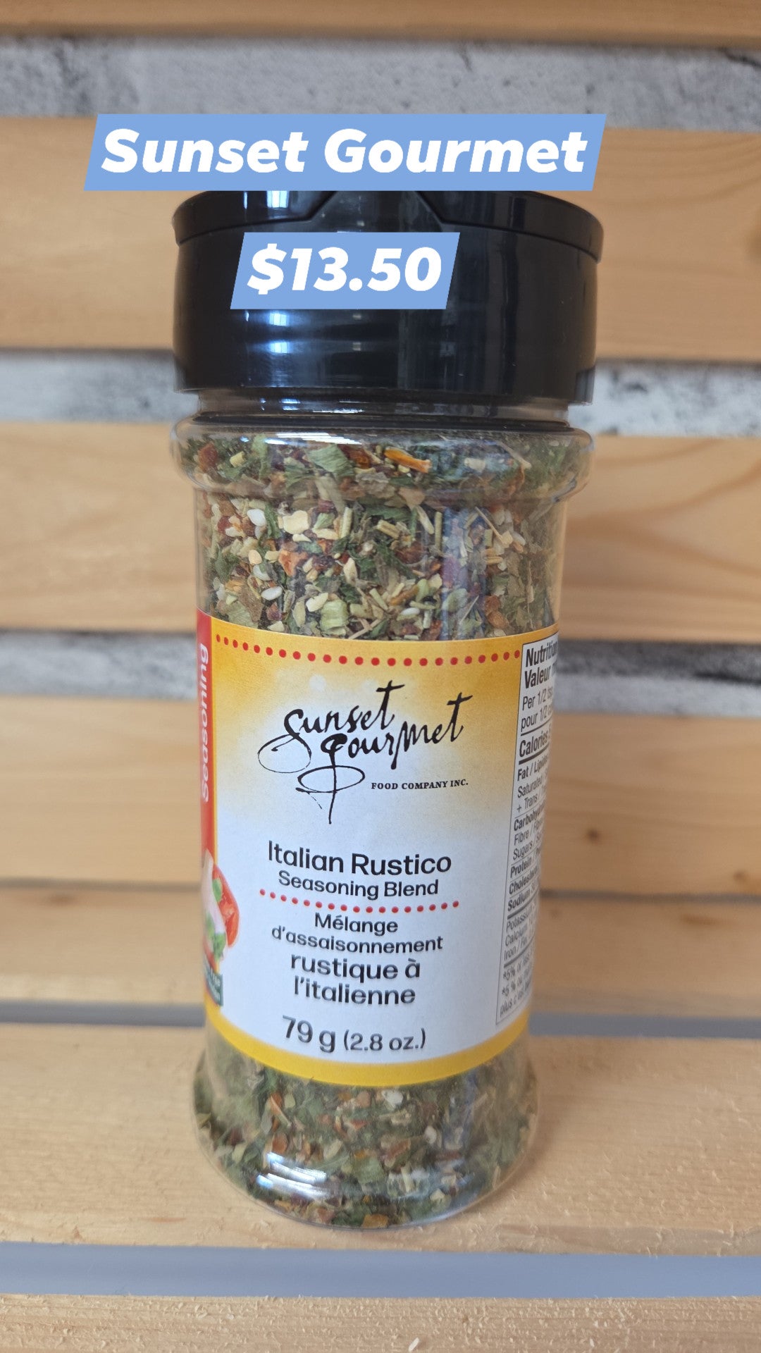 Sunset Gourmet - Italian Rustico