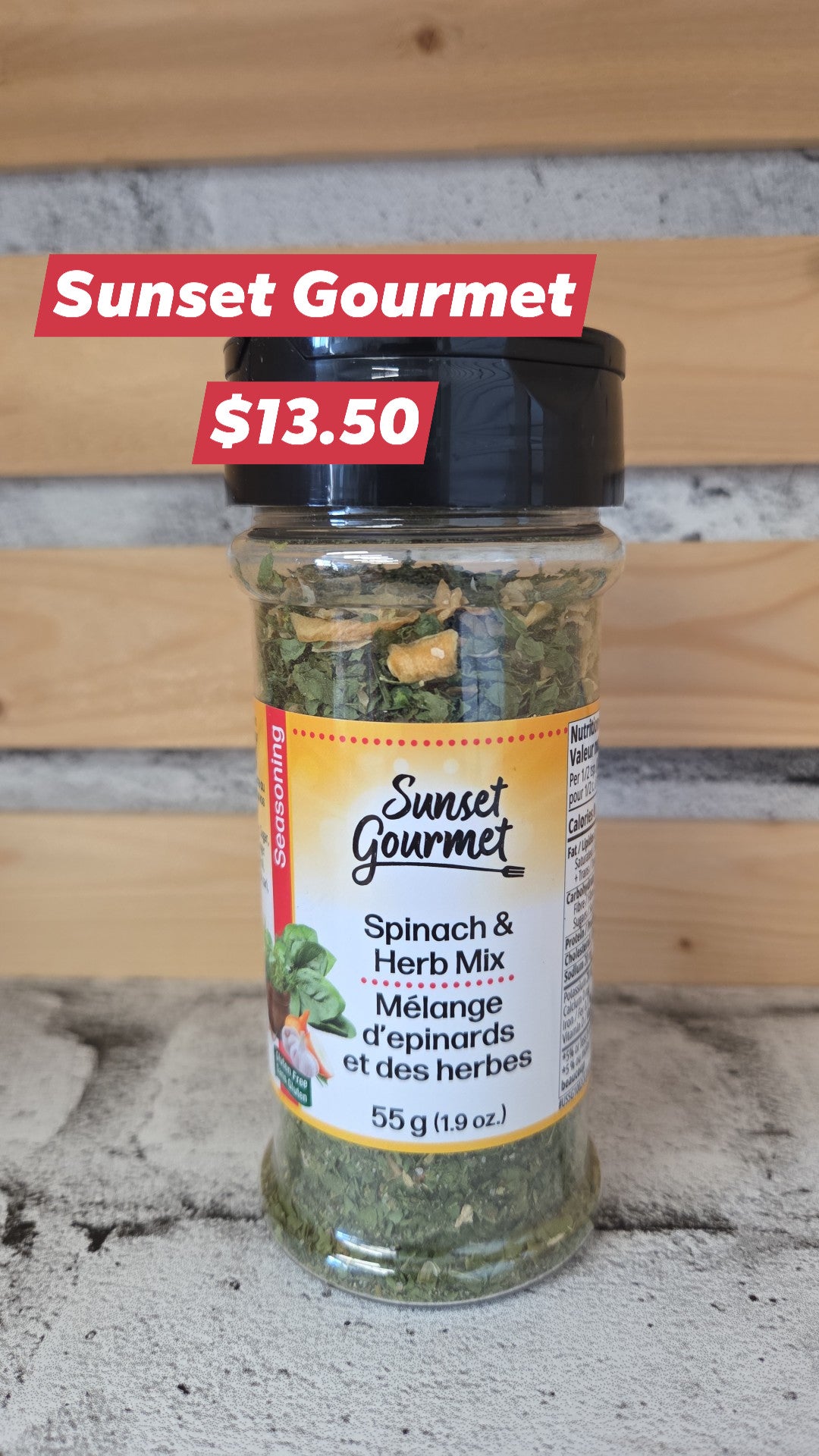 Sunset Gourmet - Spinach & Herb Mix