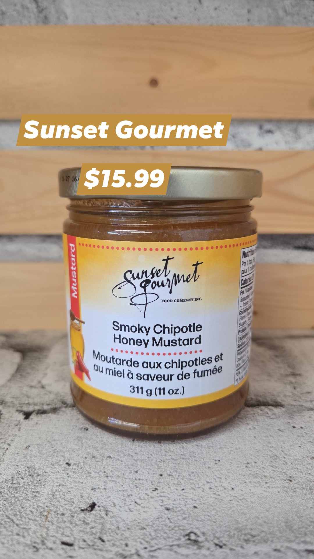 Sunset Gourmet - Smoky Chipotle Honey Mustard